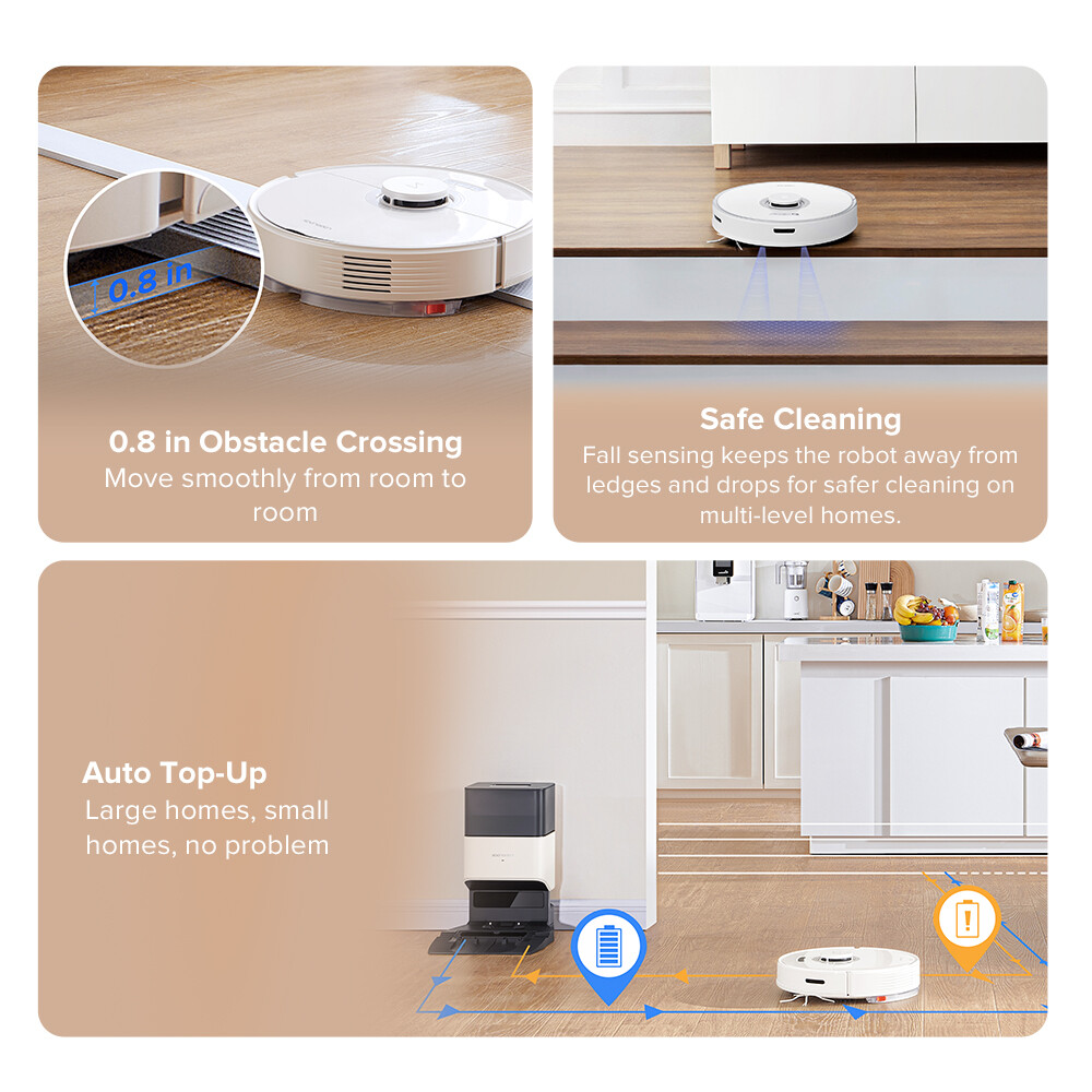 Roborock Q7 Max+ Self-Emptying Robot Vacuum Cleaner – Certified Refurbished