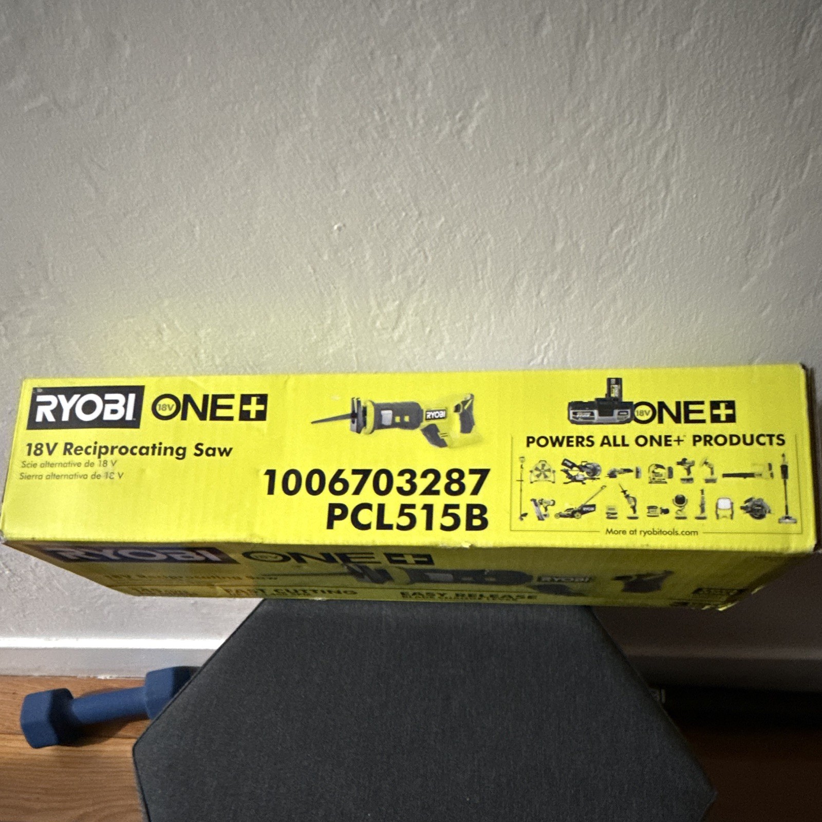 Ryobi ONE+ 18V Reciprocating Saw Bare Tool (No Battery) PCL515B