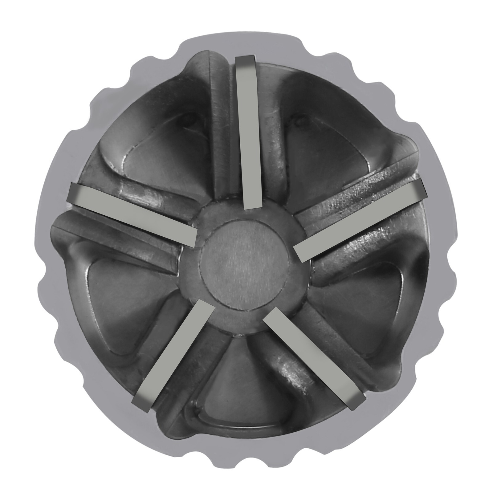 Deburring External Chamfer Tool for Metal,Bolt Thread Repair Drill Bit Hex Shank