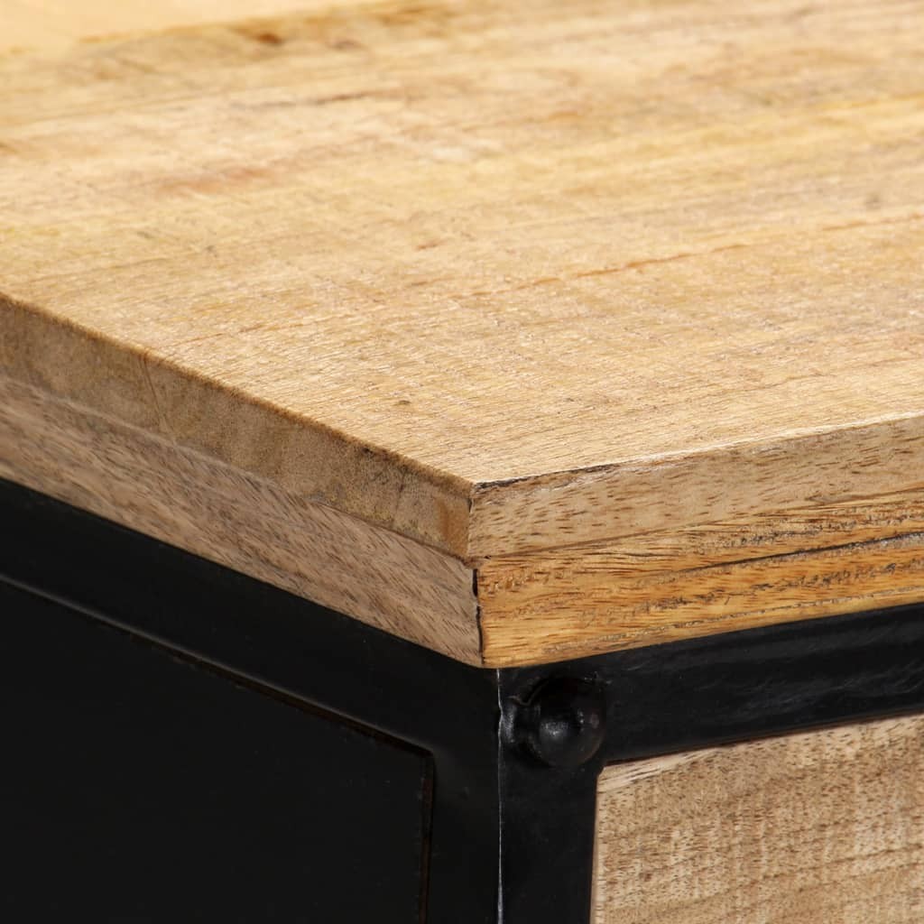 Writing Table Computer Desk Home Office Study Table Solid Mango Wood vidaXL