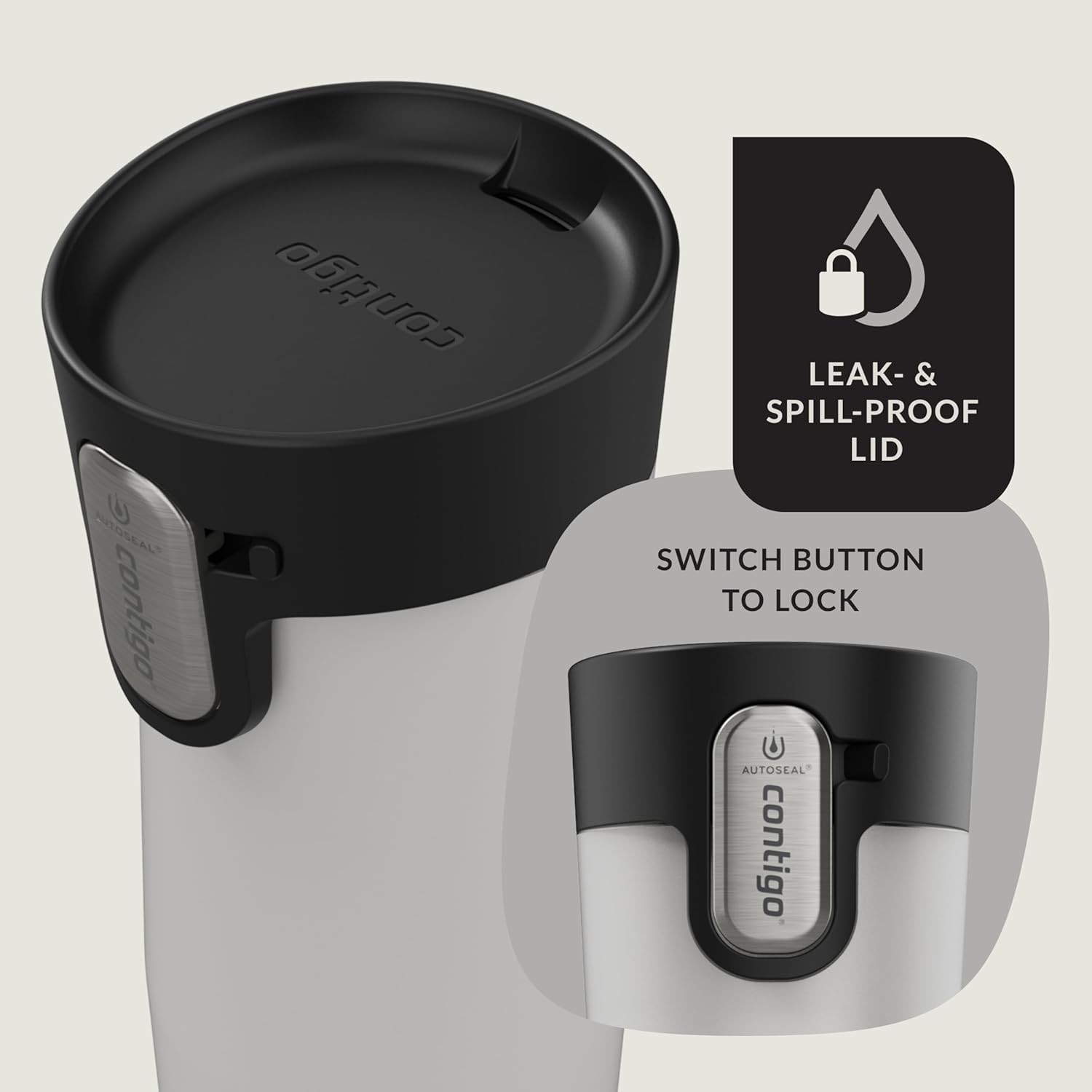 Contigo AUTOSEAL West Loop Vacuum-Insulated Stainless Steel Travel Mug with E…