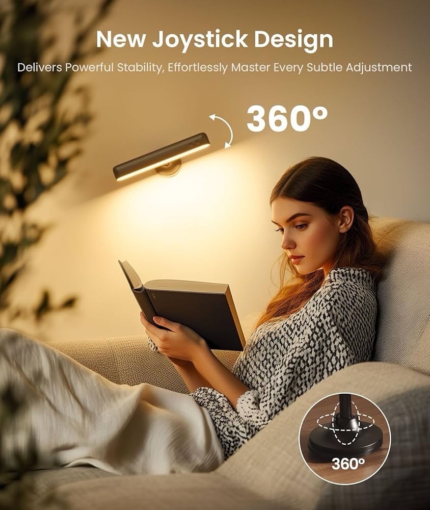 Rechargeable Wall Sconces LED Wall Lights with 7500Mah Battery Lamp for Bedroom