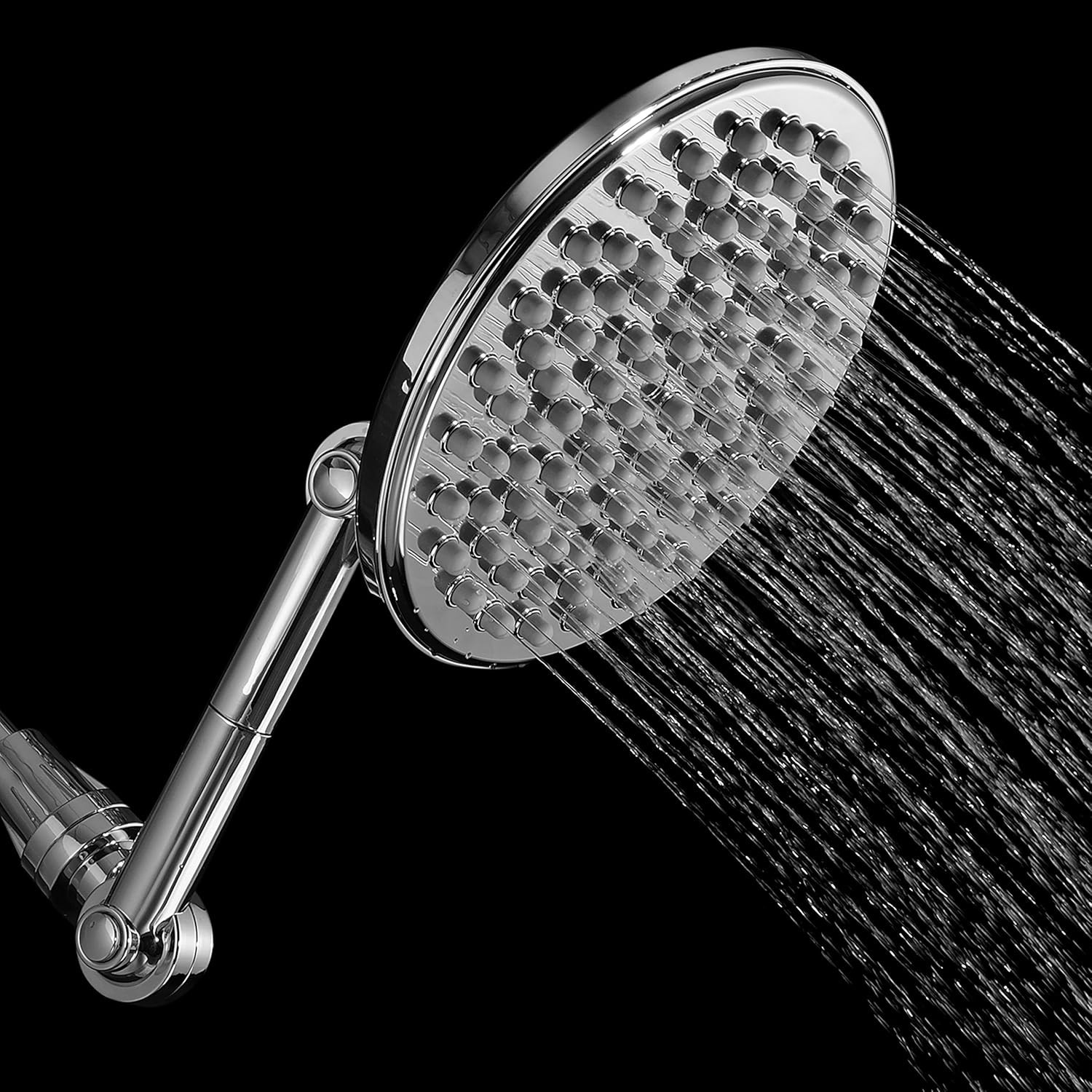 HotelSpa MOBILIS(TM) 4-way Adjustable High-Pressure 9″ Rainfall Showerhead with