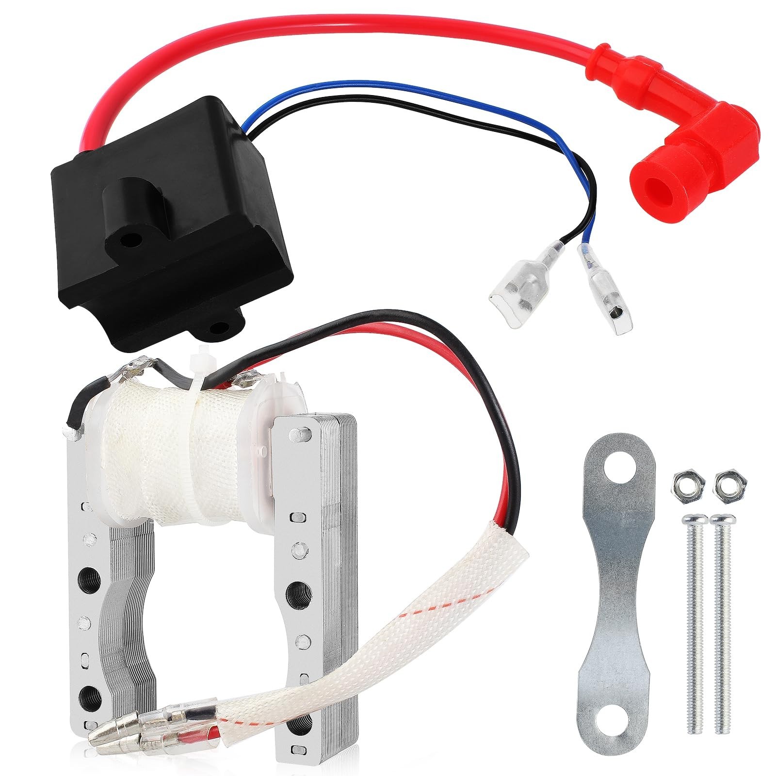 CDI Ignition Coil Magneto Coil for 49cc 50cc 60cc 66cc 70cc 80cc 2-stroke Eng…