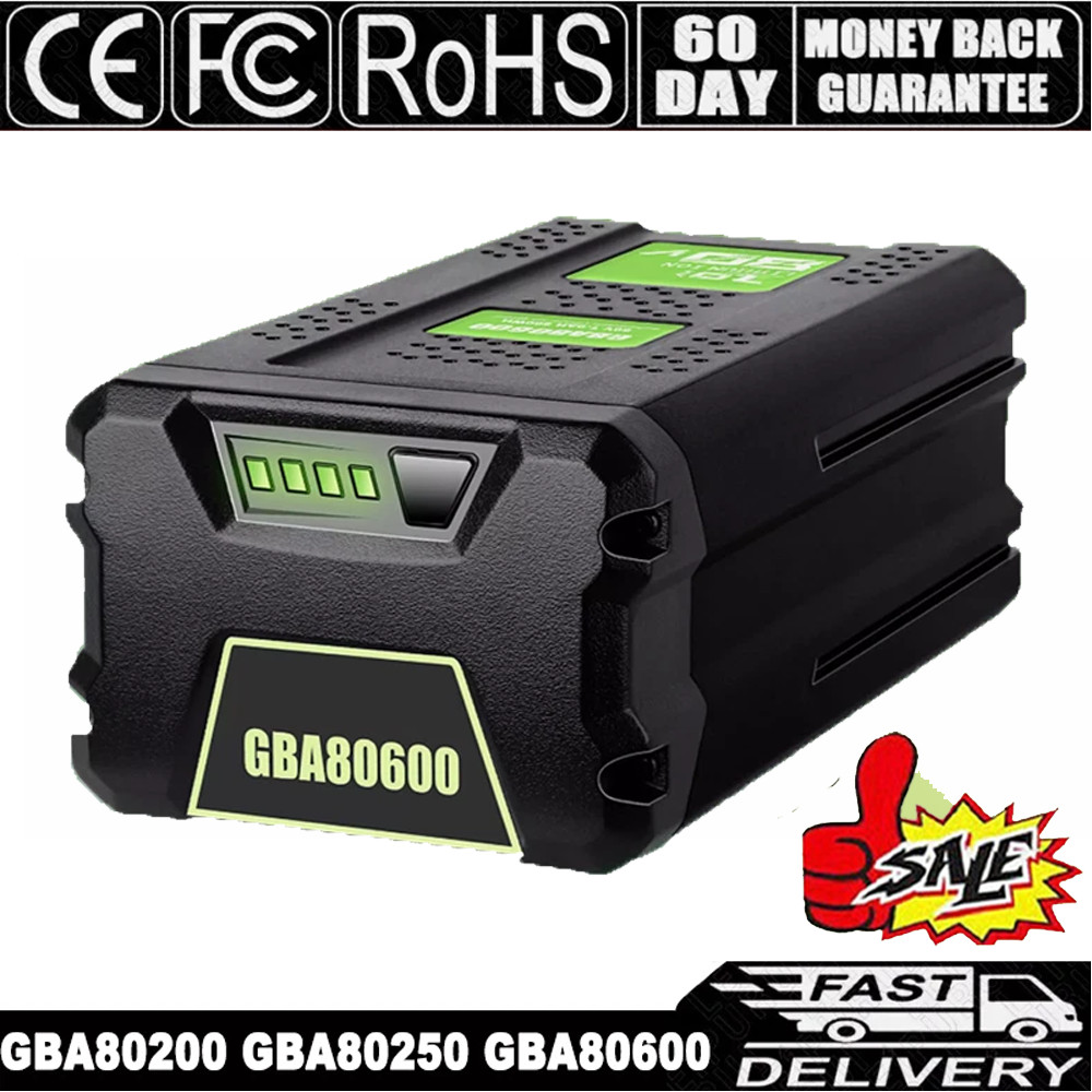 FOR Greenworks 80V Lithium Ion 5.0Ah Rechargeable Li-ion Battery BAB727 GBA80200