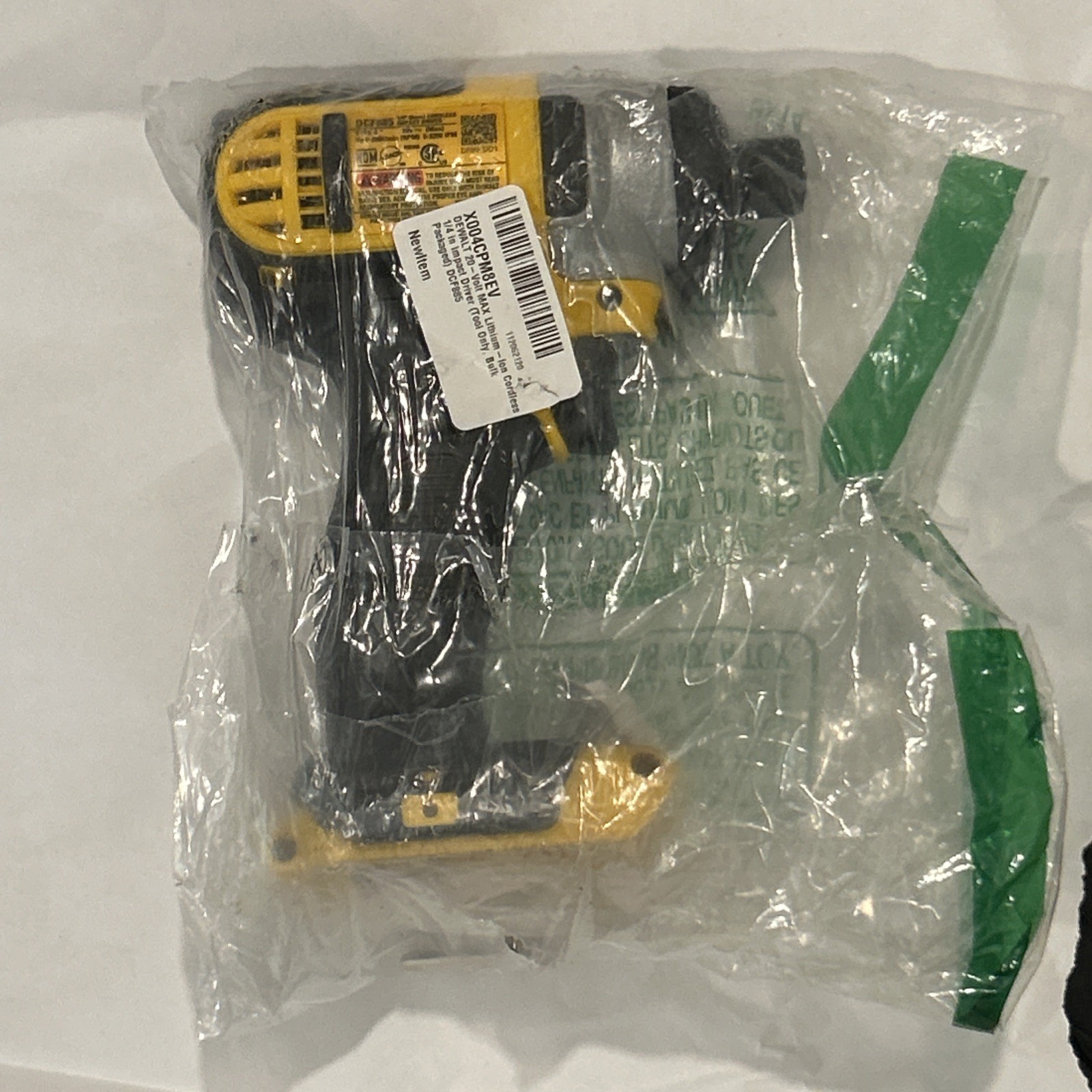 New Dewalt DCF885 20 Volt 20V Max Lithium Ion 1/4” Impact Driver Li-ion DCF885