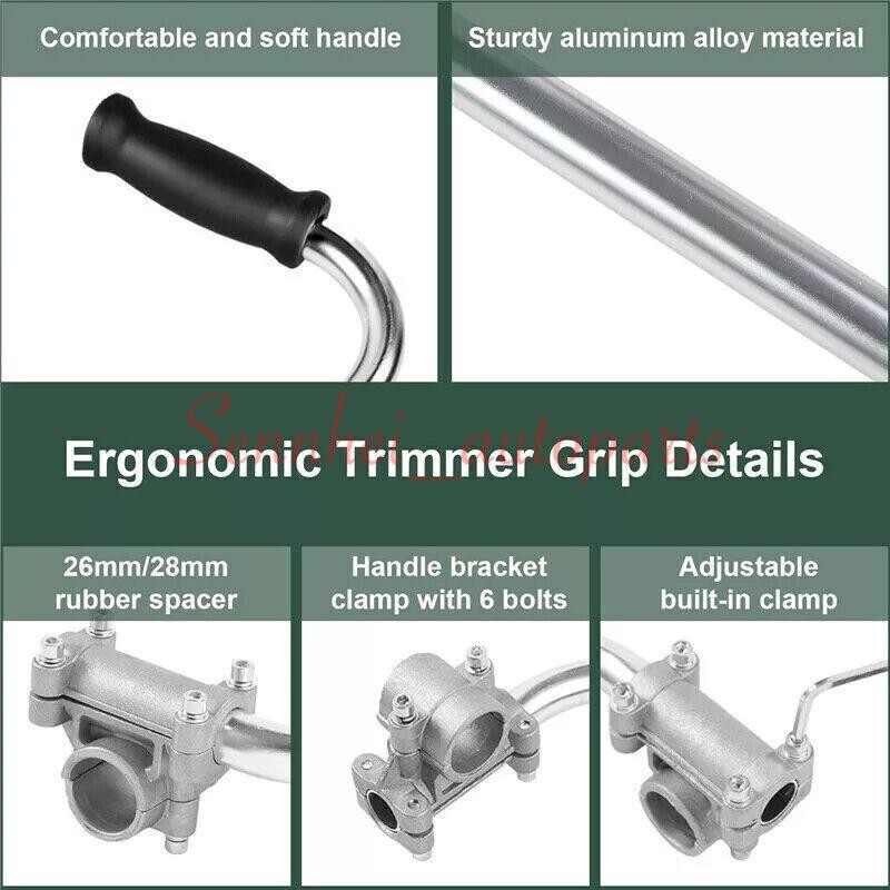 Ergonomic Trimmer Grip String Trimmers Handle Weed Eater Handle Extension Tools