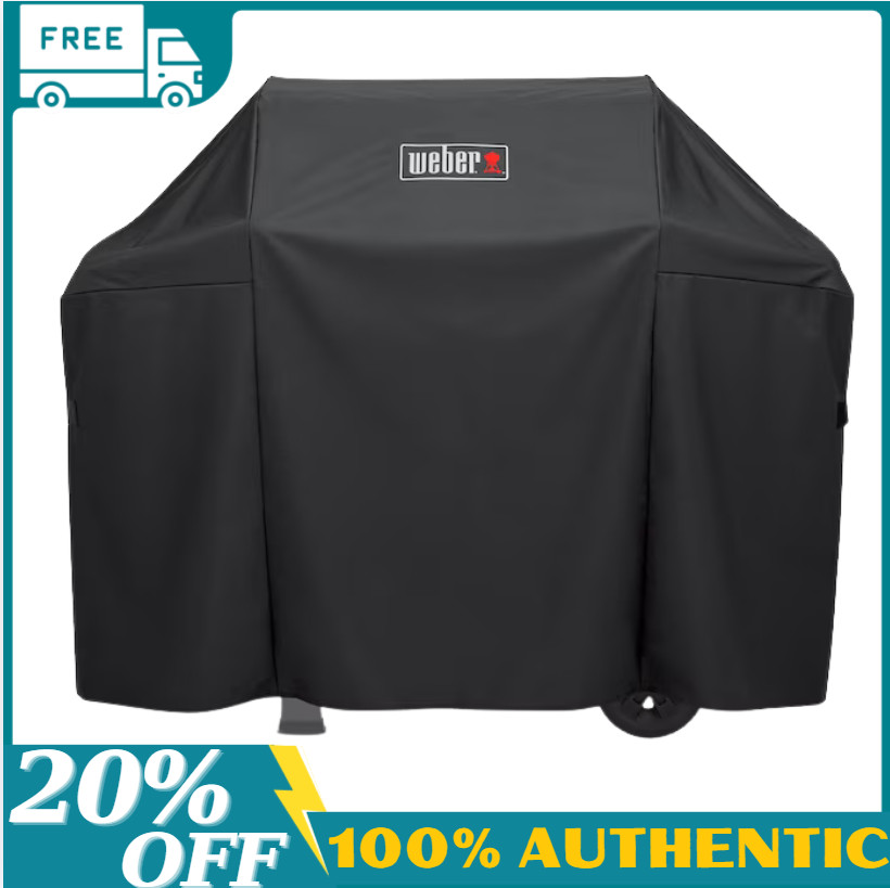 Weber Spirit 400 Series Gas Grill Cover 51″ Weather Resistant Premium Black
