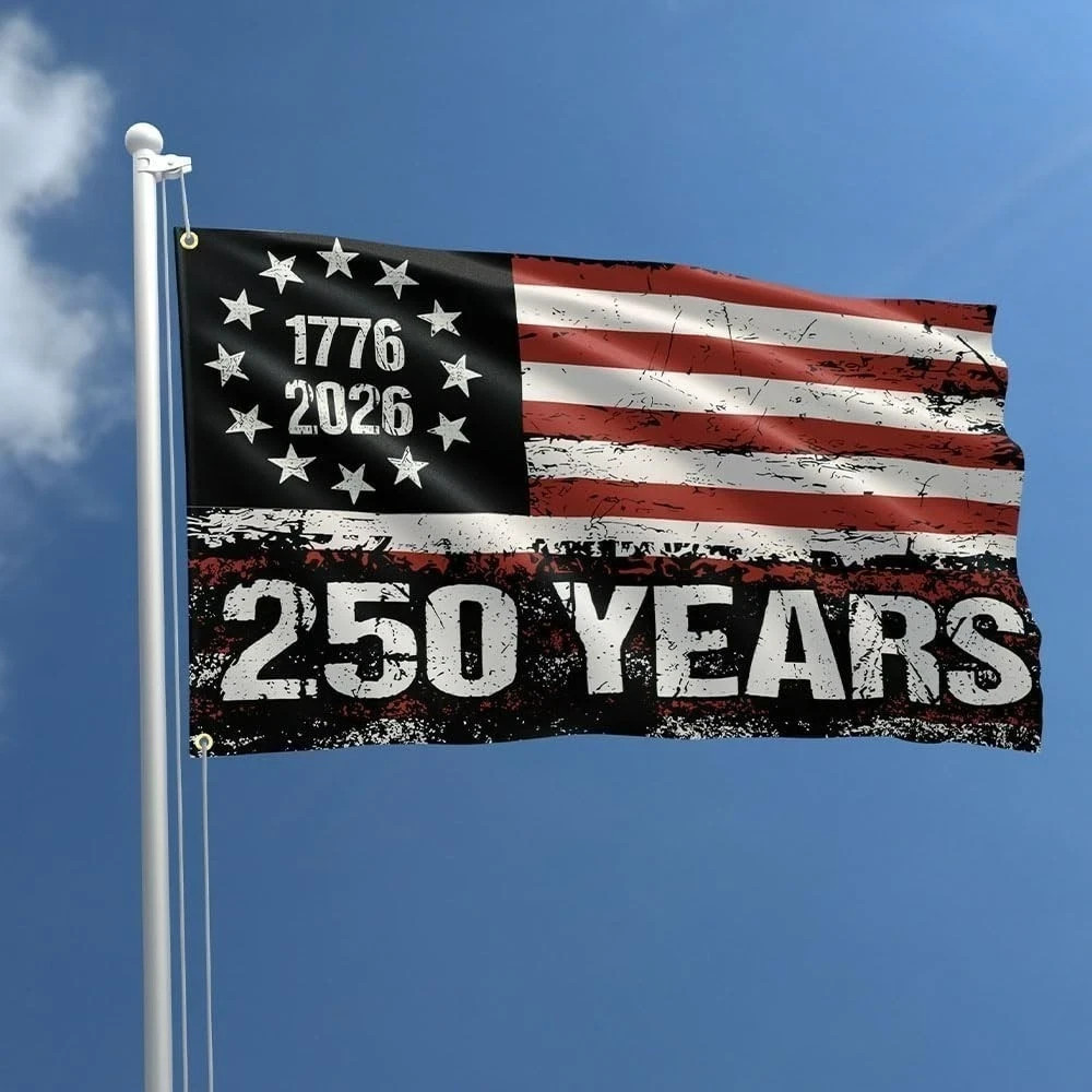 250 Years America Flag, 3X5 Ft, USA 250Th Anniversary Patriotic Design,1776-2026