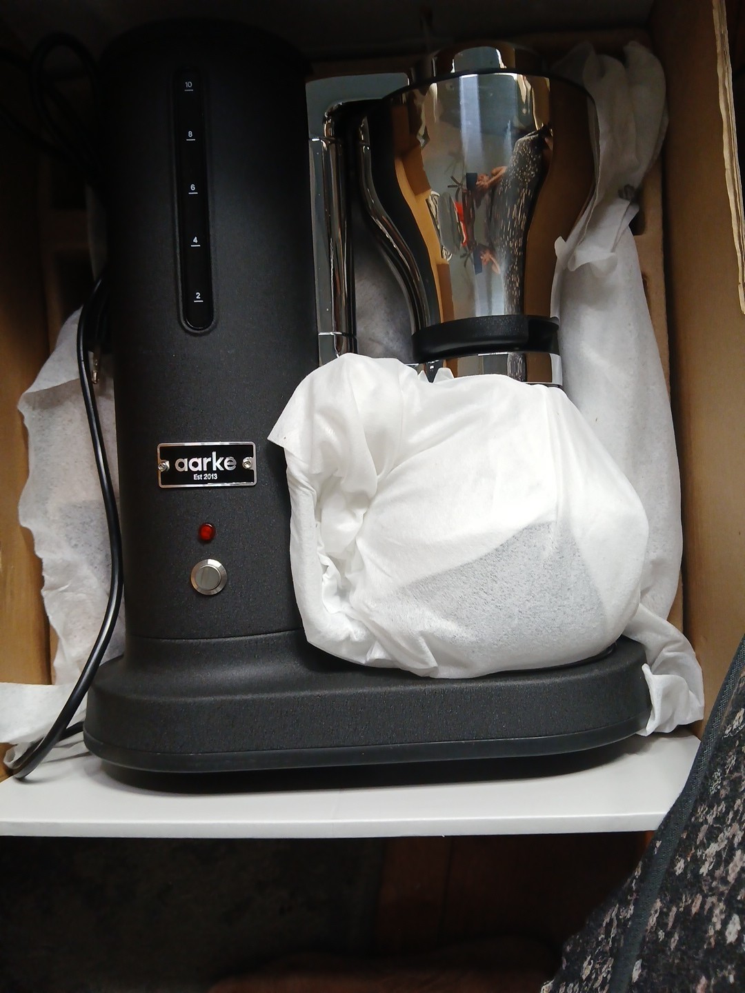 Aarke Coffee Maker Electric Drip Black Pre Owned.