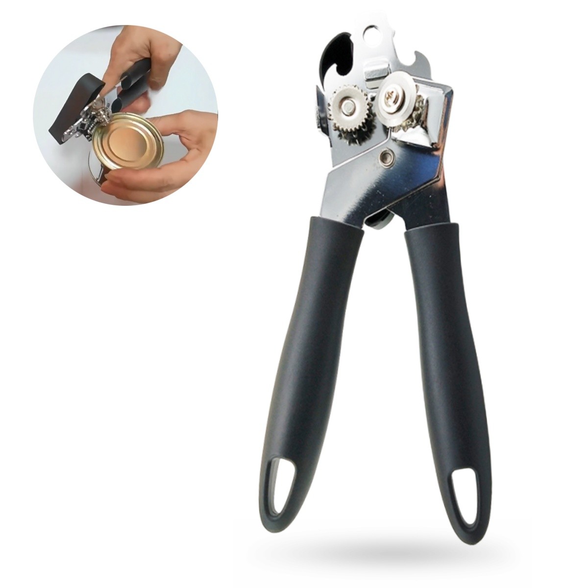 Camping Smooth Cut Food Stainless Steel Jar Can Tin Kitchen Tool Bottle Opener