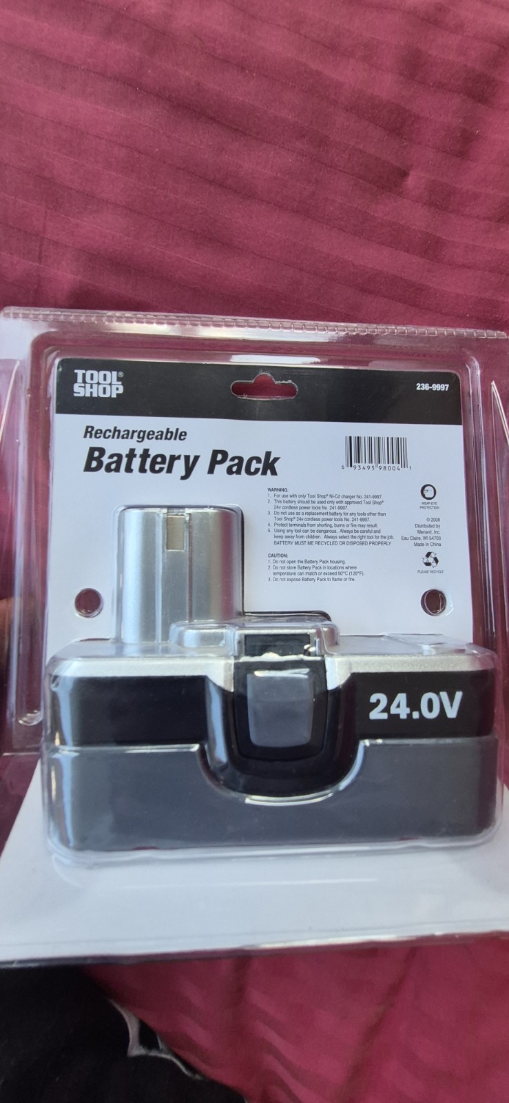 NEW SEALED Tool Shop 236-9997 24V 1.3Ah NiCd Battery Pack Impact Wrench