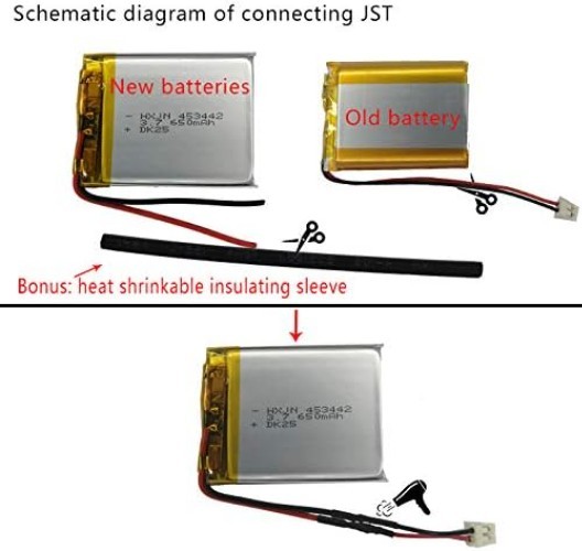 Lightweight 3.7V 2100mAh Rechargeable Battery for Digital and Radio Devices