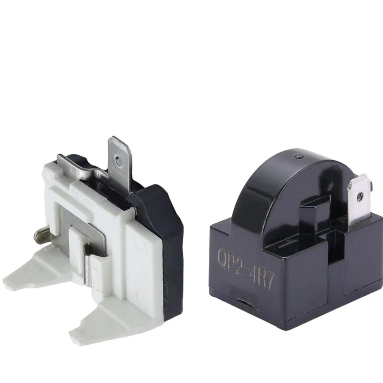Reliable 1Pin 4.7 Ohm Refrigerator Relay and Overload Protector Kit – 12 Amps