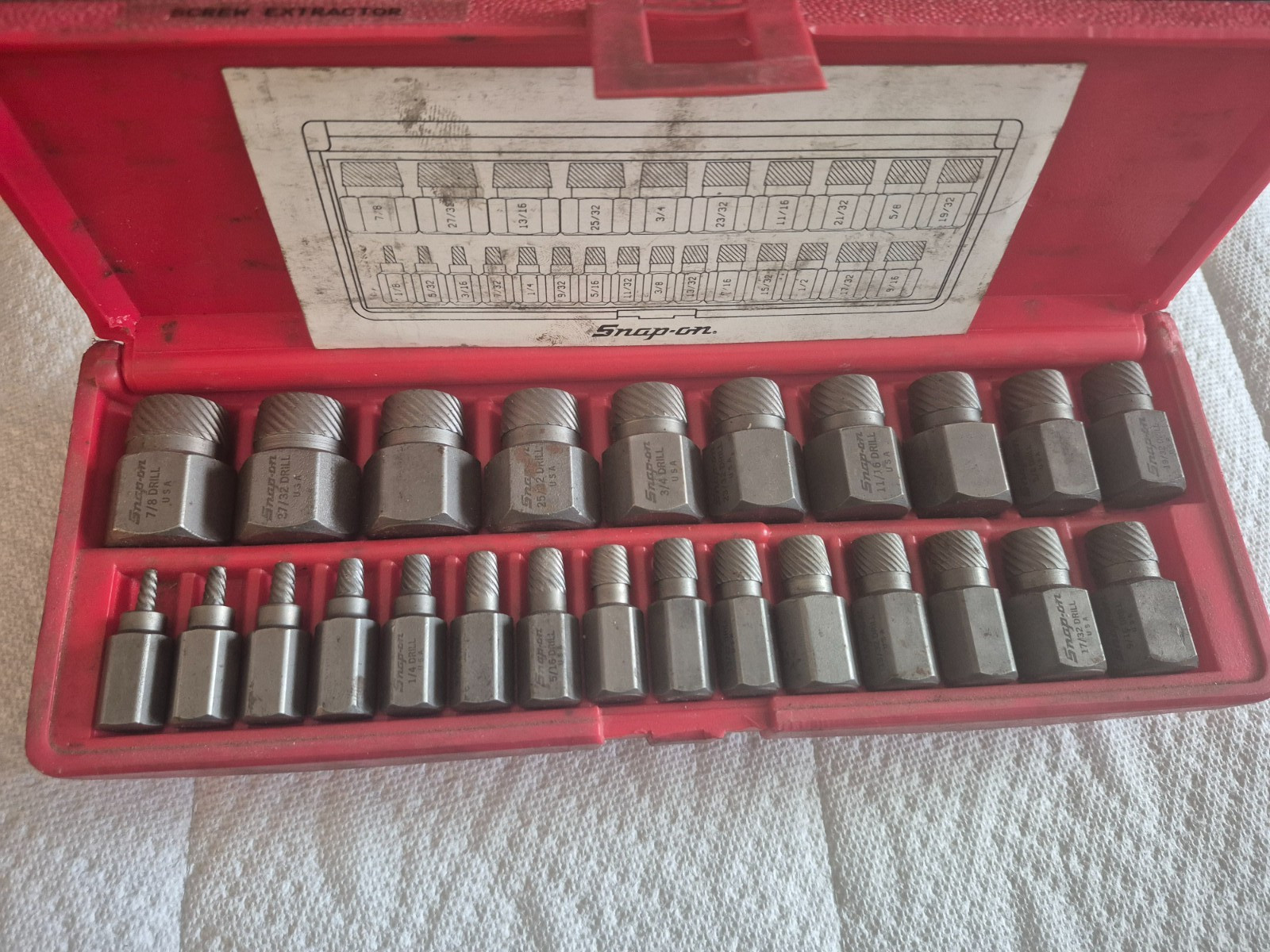 Snap-On REX25A Heavy Duty Screw Extractors