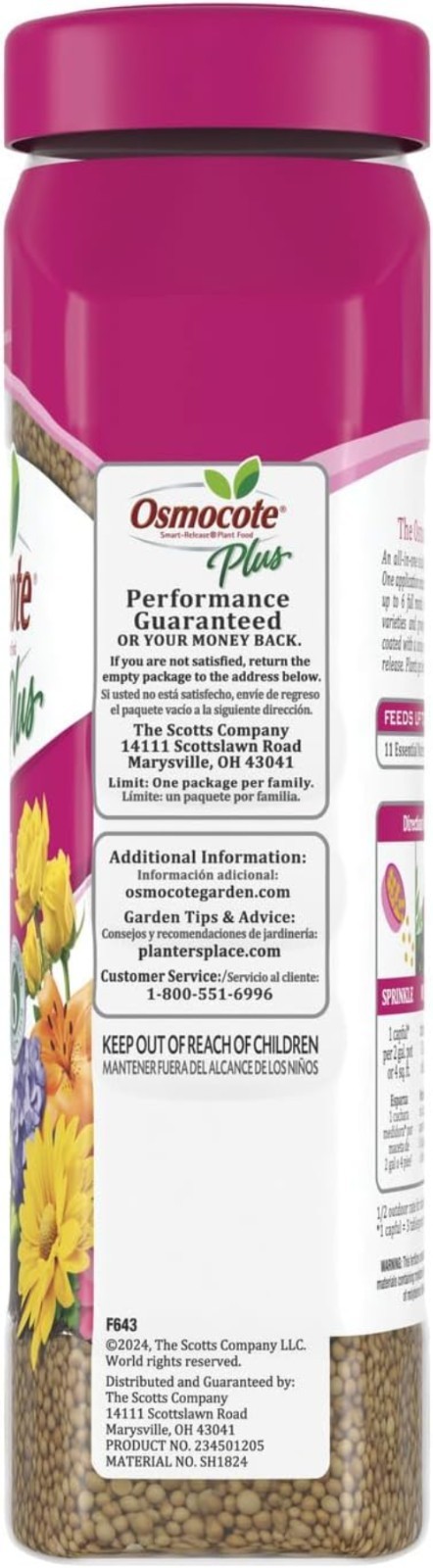 Smart-Release Plant Food Plus Indoor & Outdoor 2 lbs, 11 Nutrients, Continuou…