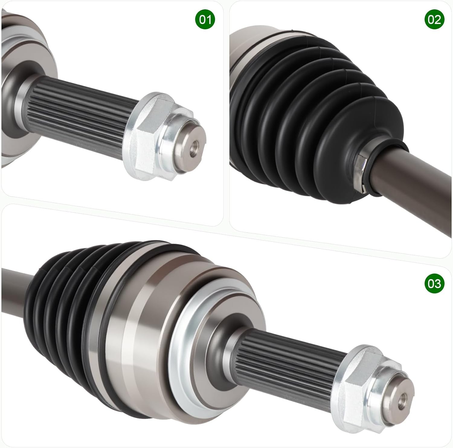 Front Right Passenger Side CV Axle Shaft Assembly Fit for Honda Pilot V6 3.5L…