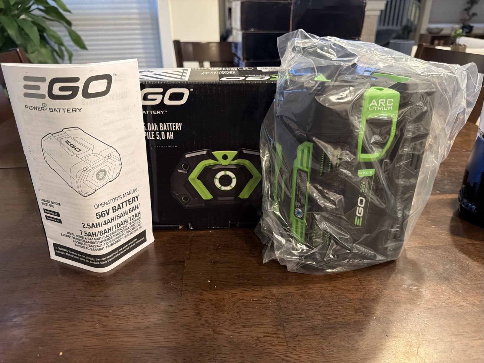 Ego 56V Battery 5.0AH BA2800T **MAY-DEC 2025 DATES**