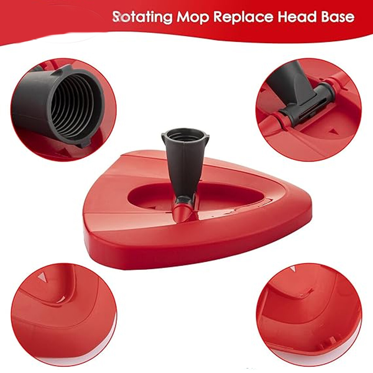 1-4 pcs Microfiber Replacement Mop base For O-Cedar Easy to Clean and install