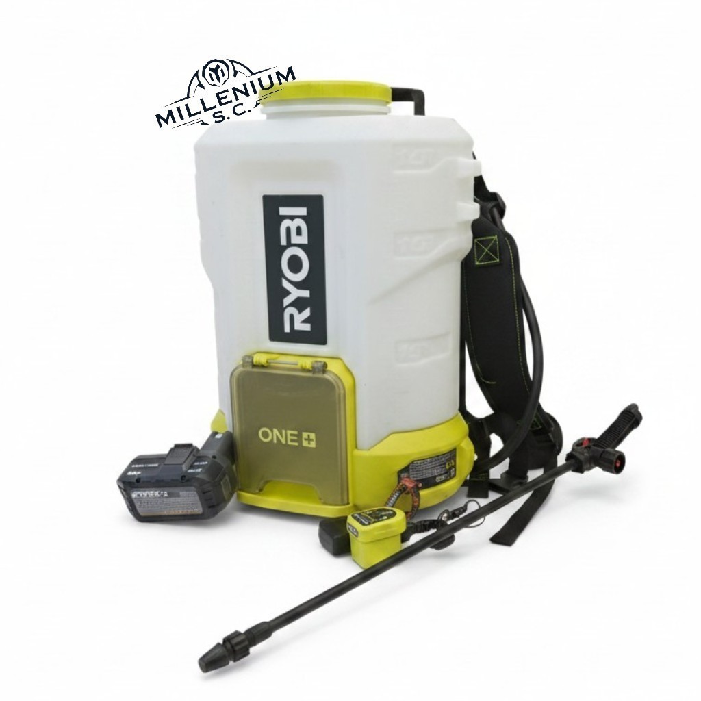 Ryobi ONE+ 18V 4 Gallon Backpack Chemical Sprayer – UPGRADED 4Ah Battery – USED