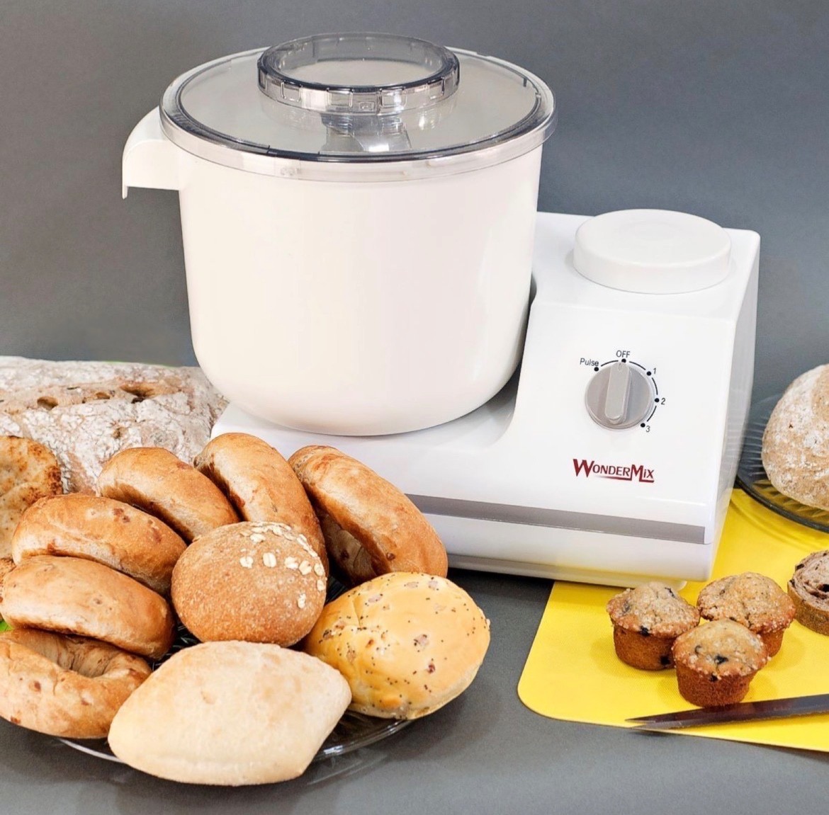 WonderMix Revolution Stand Mixer – Includes Blender & Whips – Wondermill Brand