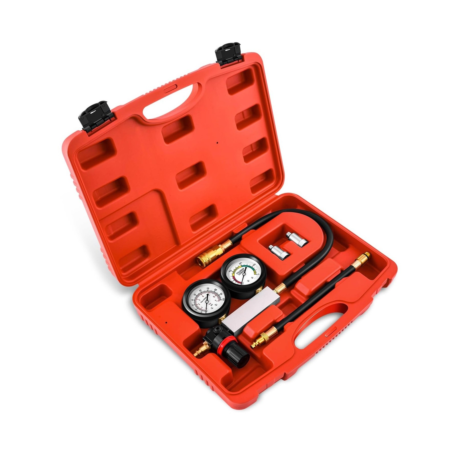 DNA Motoring TU-21 Cylinder Leak Down Tester Kit Automotive Eng… FAST USA SHIP