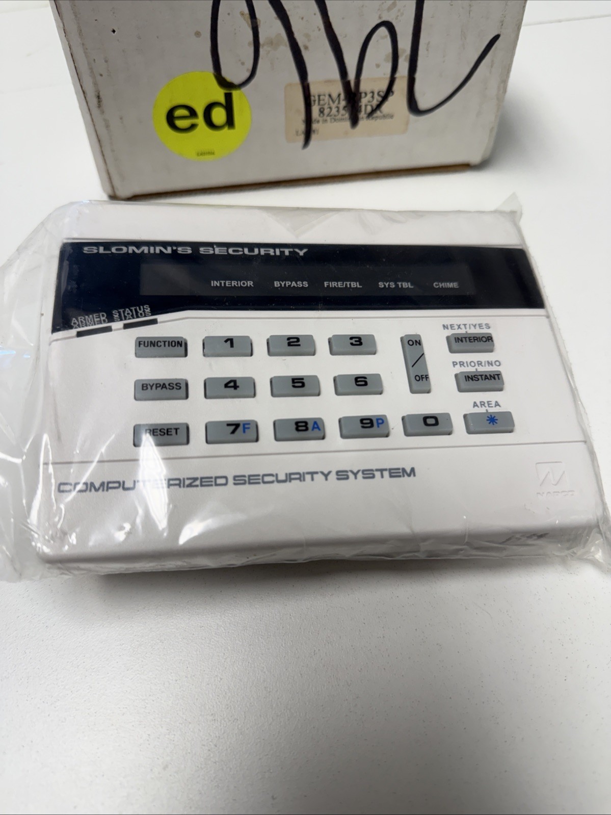 NAPCO GEM-RP3SP 263231DR Gemini Keypad Sloman