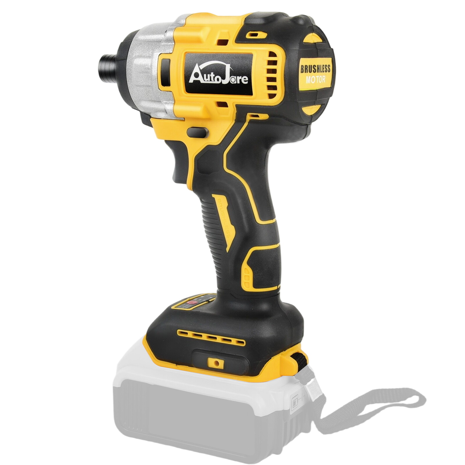 Brushless Cordless Impact Driver,for Dewalt 20V Max Battery,1/4″ Compact,2 Speed