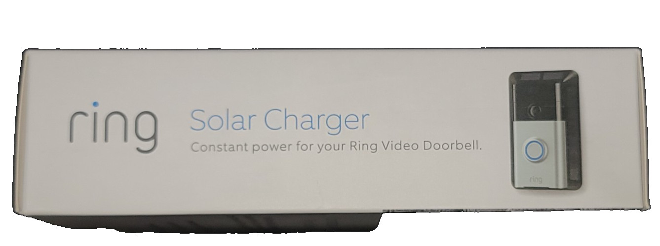 Ring Solar Charger for Video Doorbell 1st Gen – New in Box – Rare & Discontinued