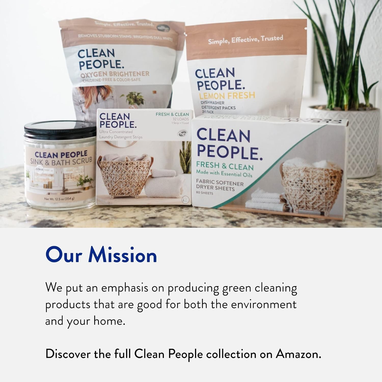 Clean People Laundry Detergent Sheets – Recyclable Packaging, Hypoallergenic, St