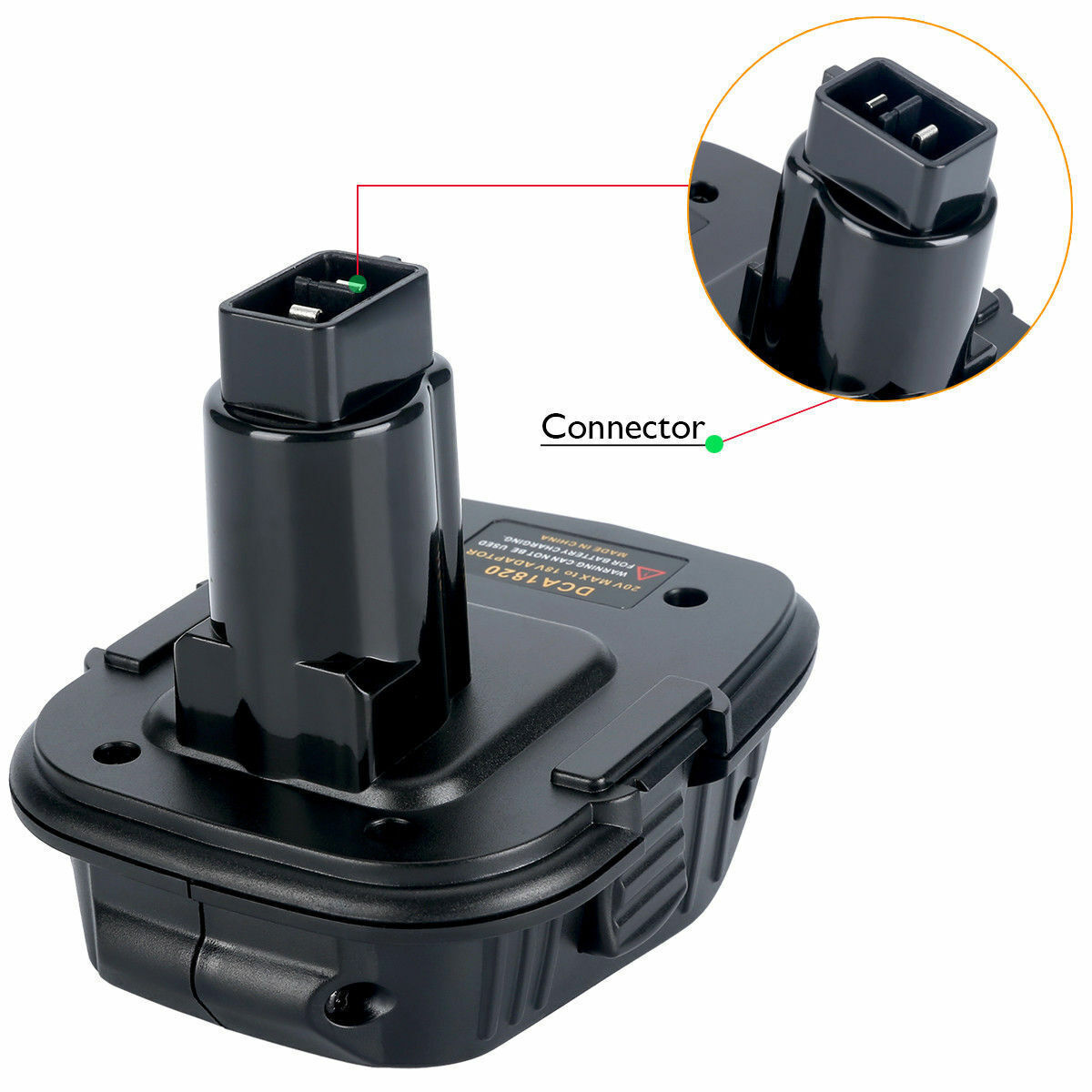 DCA1820 For DEWALT 18V to 20V Battery Adapter Converter Max Li-ion DC9096 TOOLS
