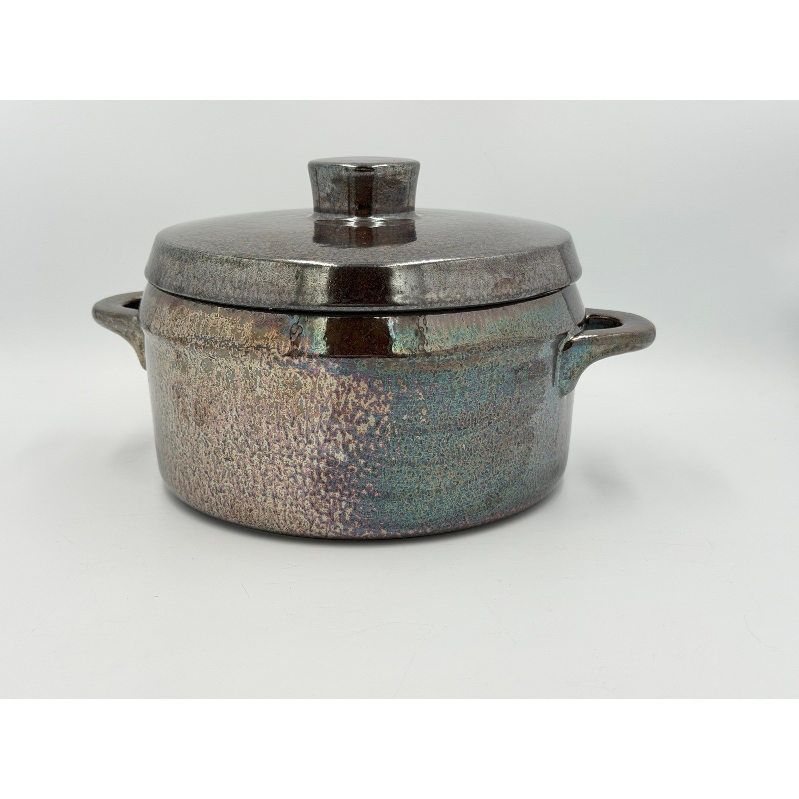 Rorstrand Peru Luster Glaze Lidded Casserole Sweden MCM