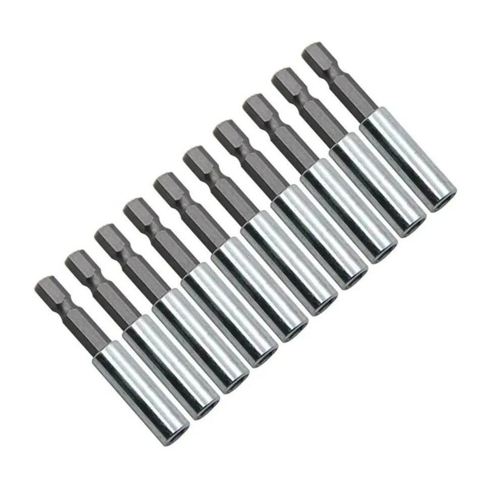 10PCS Steel Ipmact Screwdriver EXTENSION Drill Bit Holder 1/4 Hex Shank Magnetic