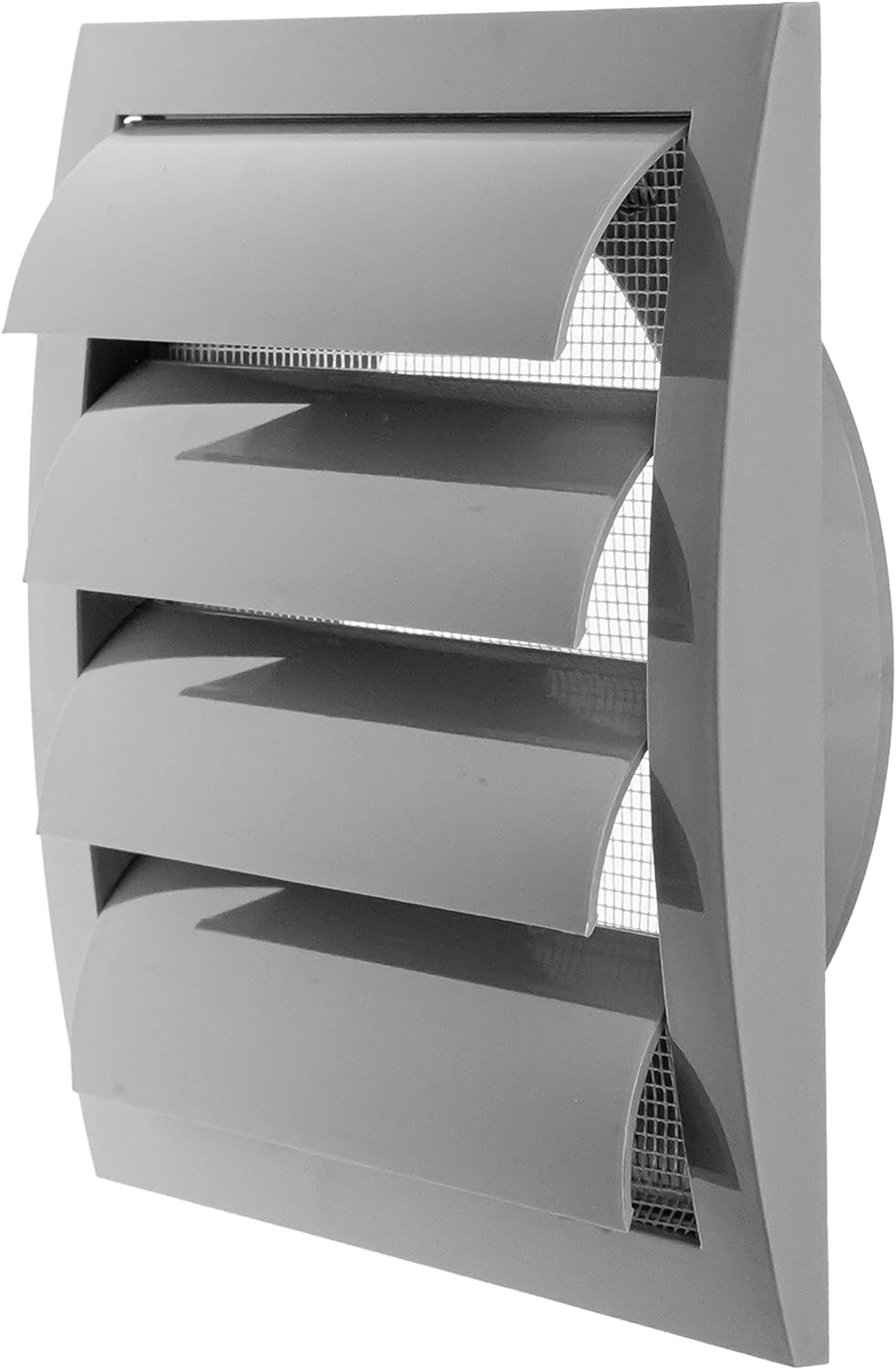 ABS Plastic Gray 6 Inch Dryer Vent Cover Outside, 6 Inch Exhaust Vent Cover with