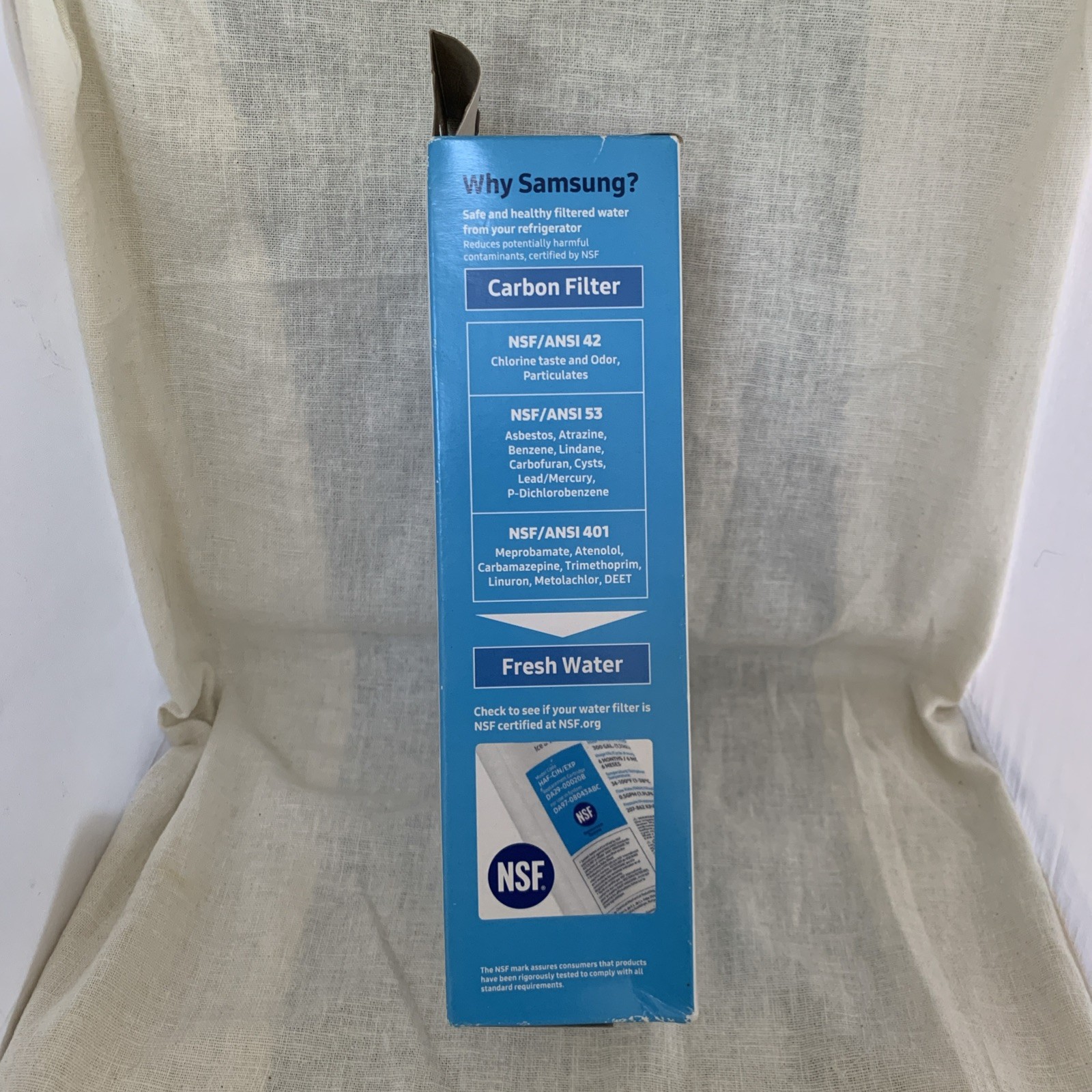 SAMSUNG Genuine Filter for Refrigerator Water and Ice, HAF-CIN/EXP, 1 Pack