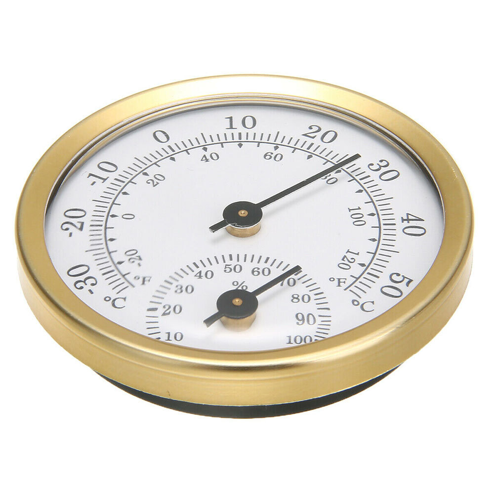 Mini Analog Humidity Temperature meter Gauge Thermometer Hygrometer Household *