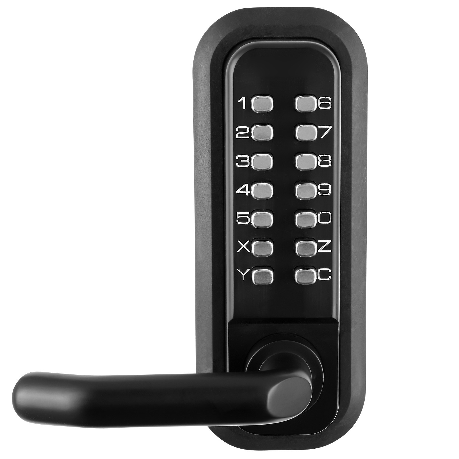 VEVOR Mechanical Keyless Entry Door Lock 14 Digit Keypad and Handle Embedded