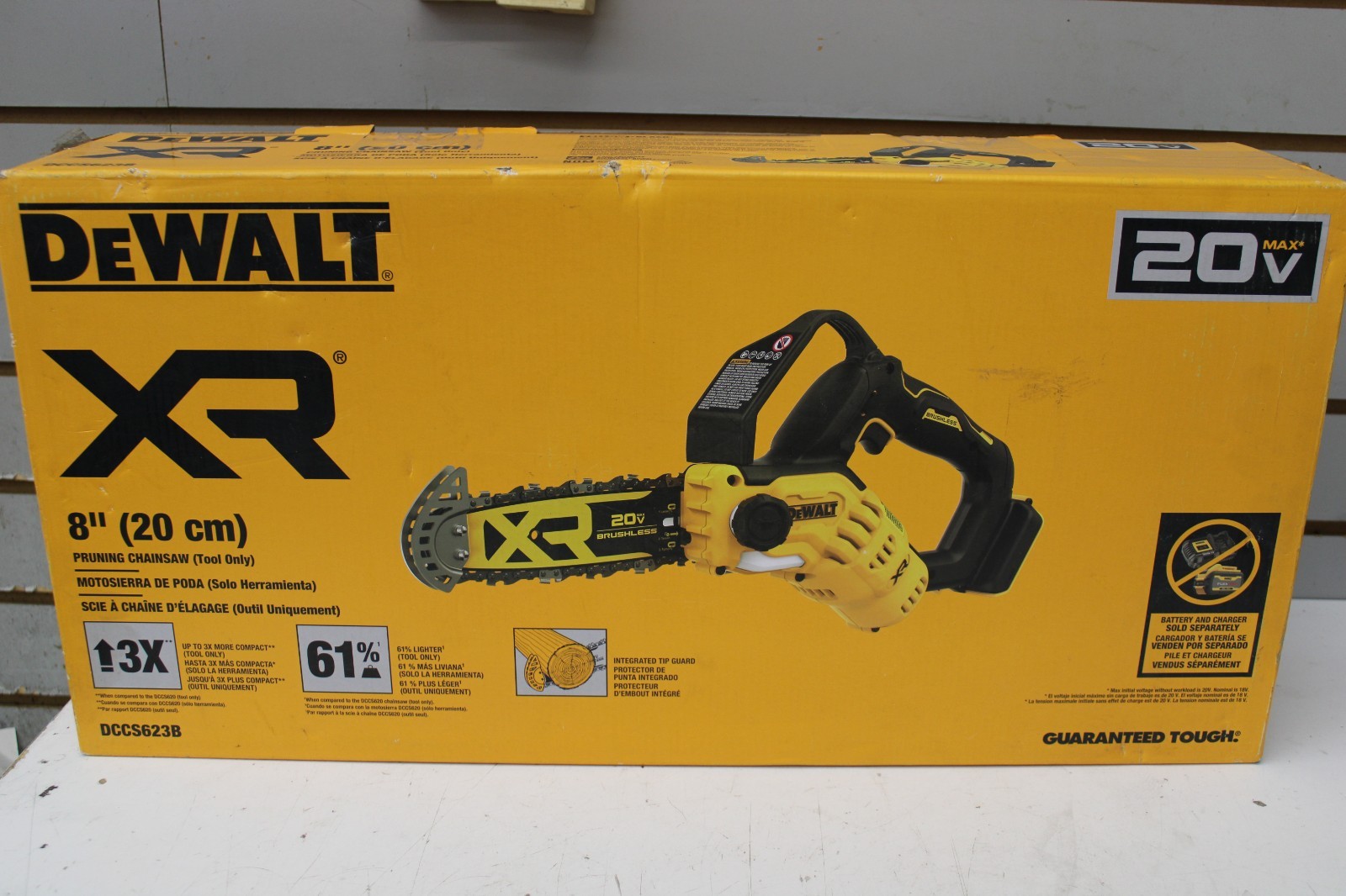 DeWalt DCCS623B 20V MAX 8″ Brushless Cordless Pruning Chainsaw 2026 FREE SHIPPIN