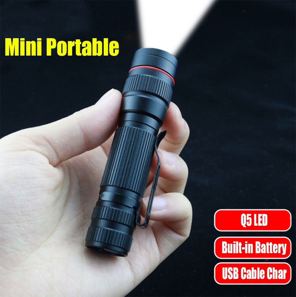 350000000 Lumen Super Bright LED Tactical Flashlight Rechargeable LED Work Light