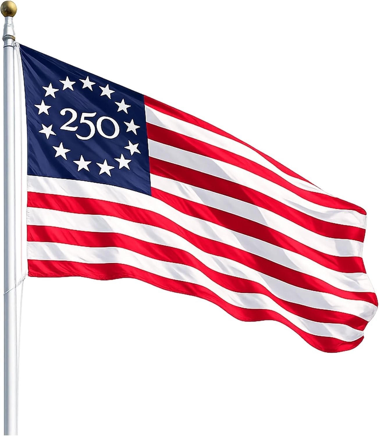 USA 250th Anniversary Flag 3×5 Ft – 1776-2026 Semiquincentennial Outdoor Banner