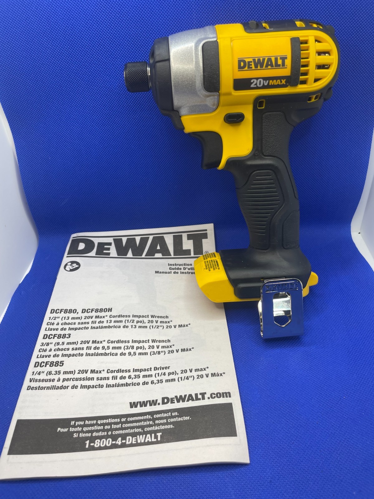 Dewalt DCF885 20V Cordless 1/4″ Impact Driver 20 Volt MAX