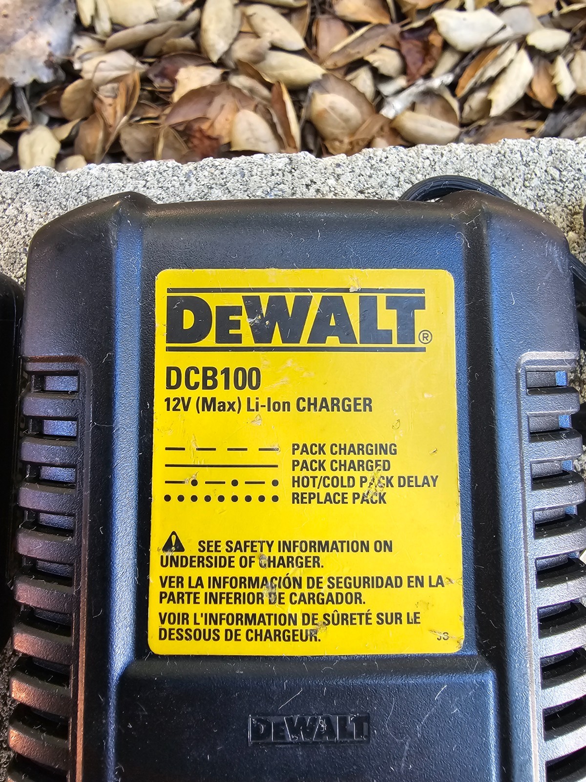 2 Genuine Dewalt DCB120 1.3Ah 12 Volt Batteries With DCB100 Charger – Work Great