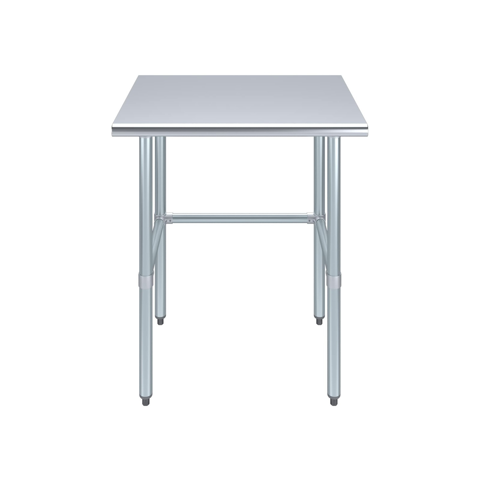 AmGood Stainless Steel Work Table Open Base | Metal Work Bench (Stainless Ste…
