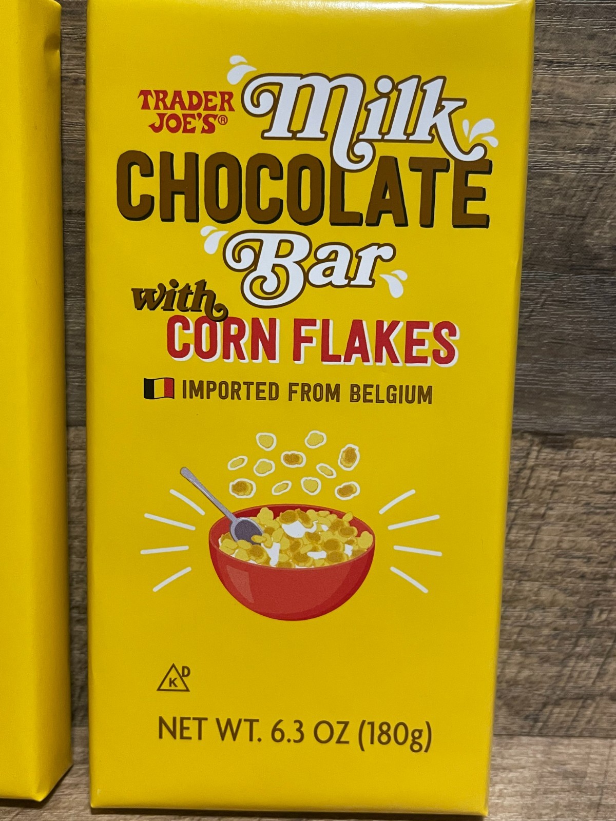 Trader Joe’s Milk Chocolate Bar w/ Corn Flakes 6.3oz (2 Bars) BB 2/27