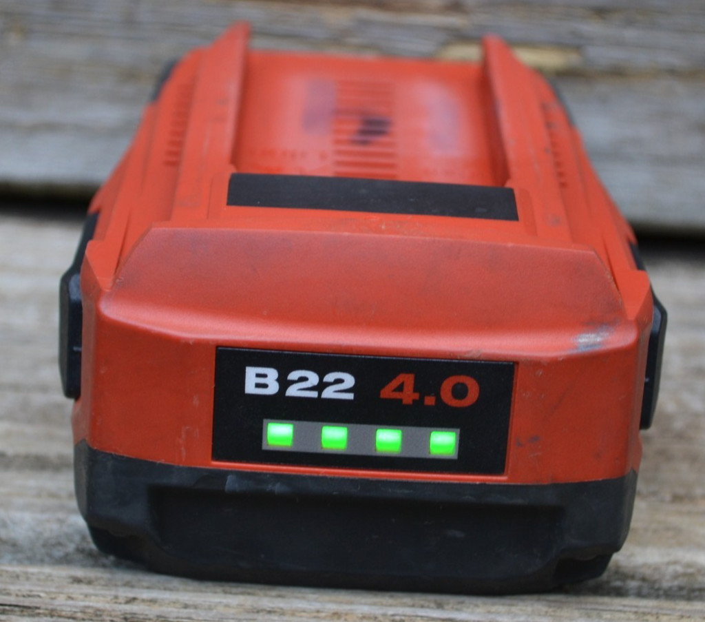 Genuine Hilti B22 4.0 Lithium-Ion 21.6 Volt Li-Ion Battery Pack–Great Condition