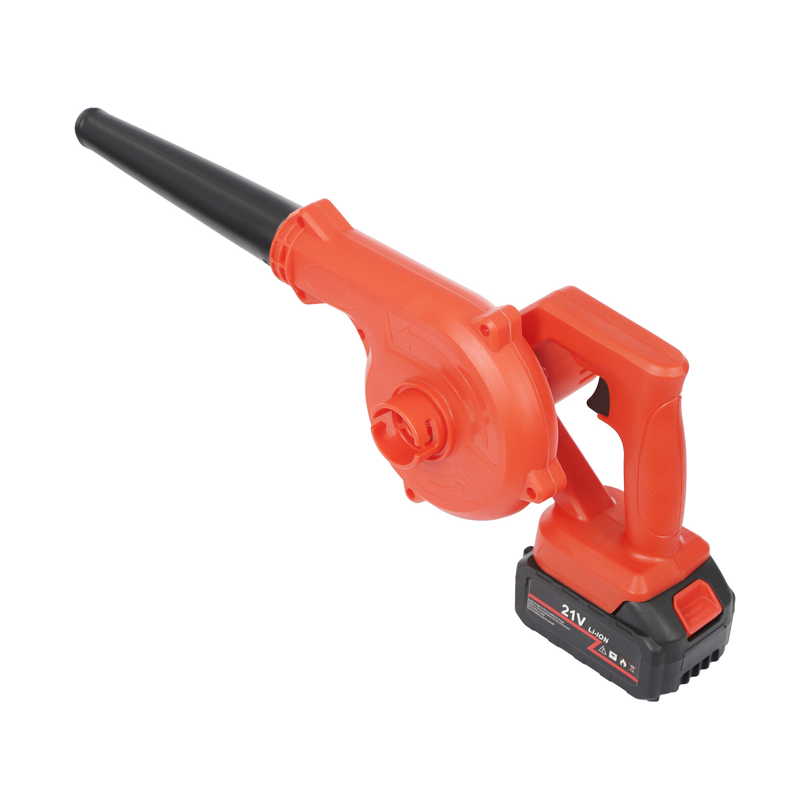 800W Battery Powered Cordless Leaf Blower, 6000-8000rpm Suction Blowing Machine