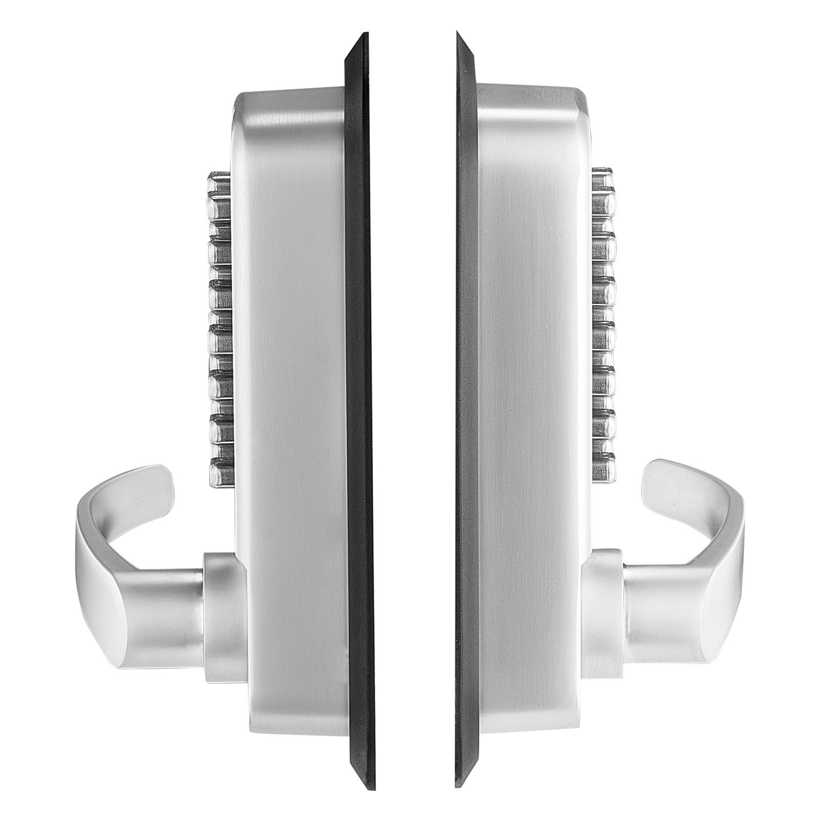 Mechanical Keyless Entry Door Lock 14 Key Mechanical Keypad Lock for Home Sliver