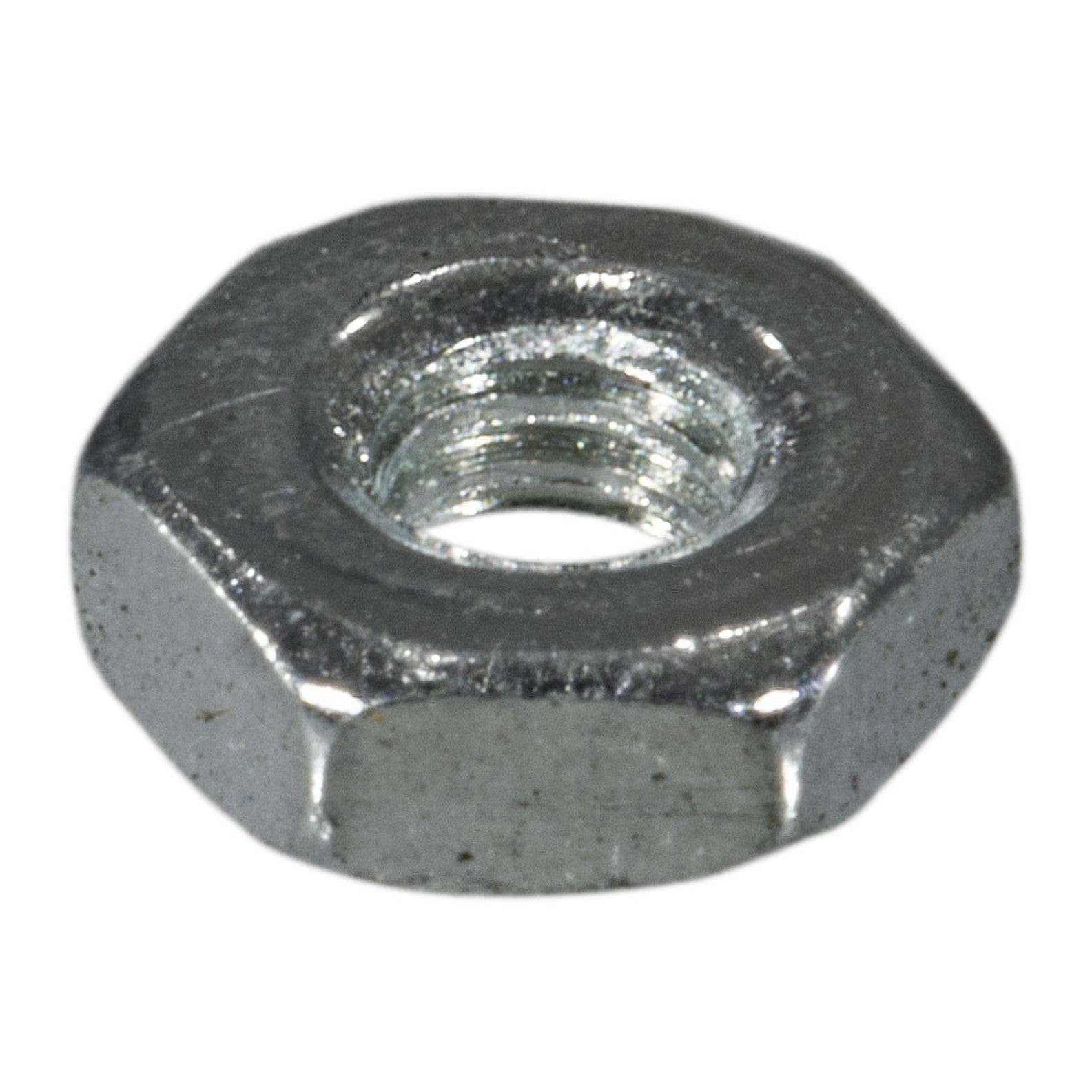 #2-56 Zinc Plated Grade 2 Steel Coarse Thread Hex Machine Screw Nuts (48 pcs.)