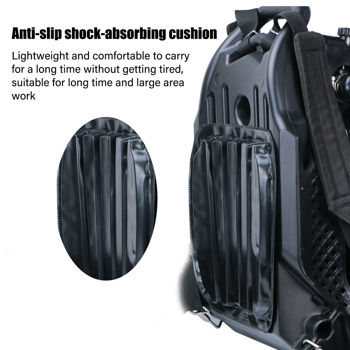 2 Stroke/4 Stroke Backpack Leaf Blower Gas Powered Snow Blower 75.6CC 706CFM