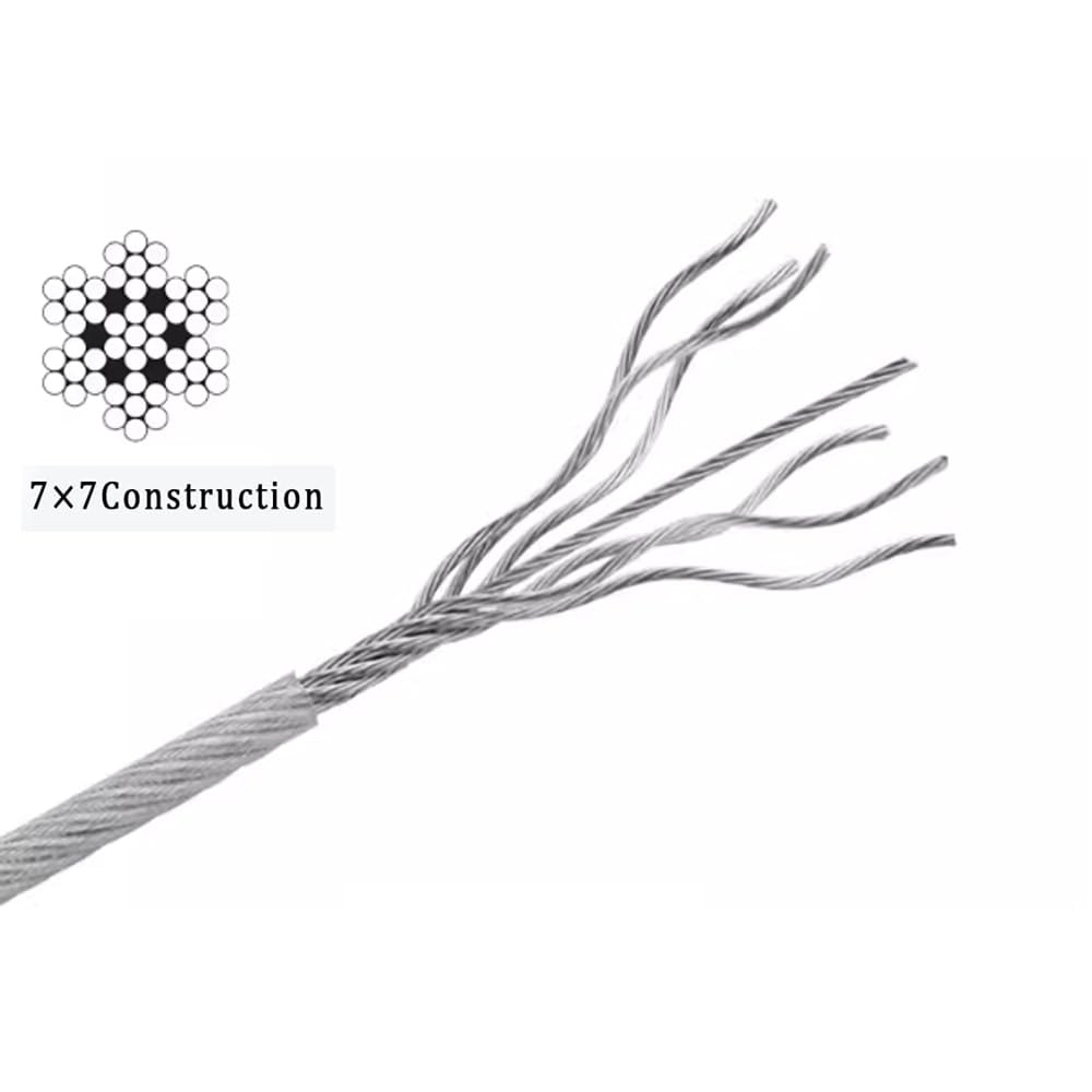Clothesline, Stainless Steel Clothesline Wire Outdoor Cable Wire Rope Laundry…